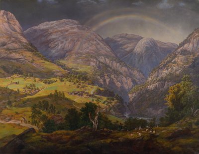 View from Stalheim by Johan Christian Dahl